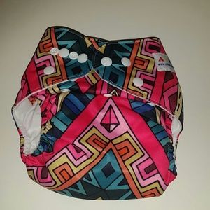 Alva Baby Cloth Diaper w/ Two Liners